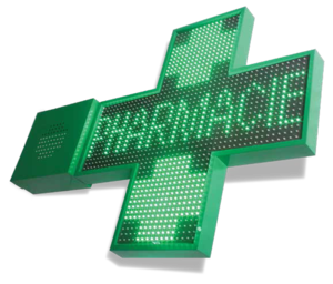 Croix de pharmacies avec 3 ou 5 ans de garantie