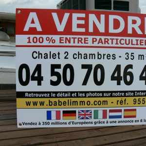 Panneaux immobiliers