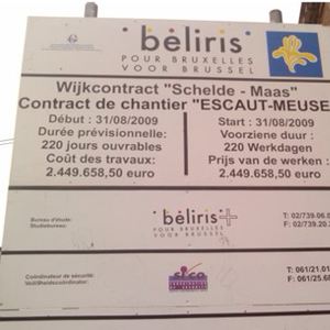 Panneaux de chantier
