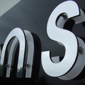 Lettres en Dibond 3mm mirroir