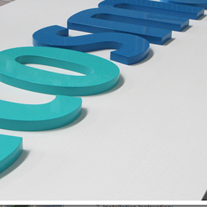 Lettres en PVC 30mm blanc ou couleur