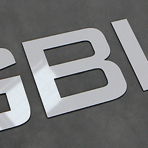 Lettres en alu 3mm blanc ou couleur